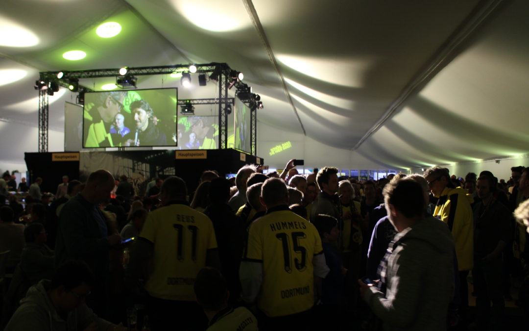 VIP Zelt Dortmund gegen München